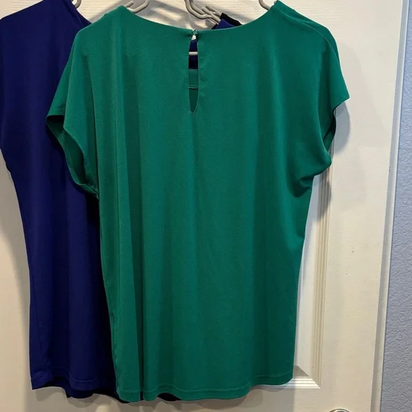 Banana Republic Women's Ruffle Blouses - Blue, Black, Green - Picture 9 of 9